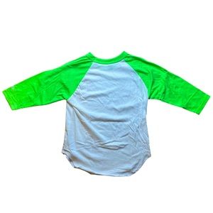 Rawlings Green White Baseball Shirt Youth Medium‎